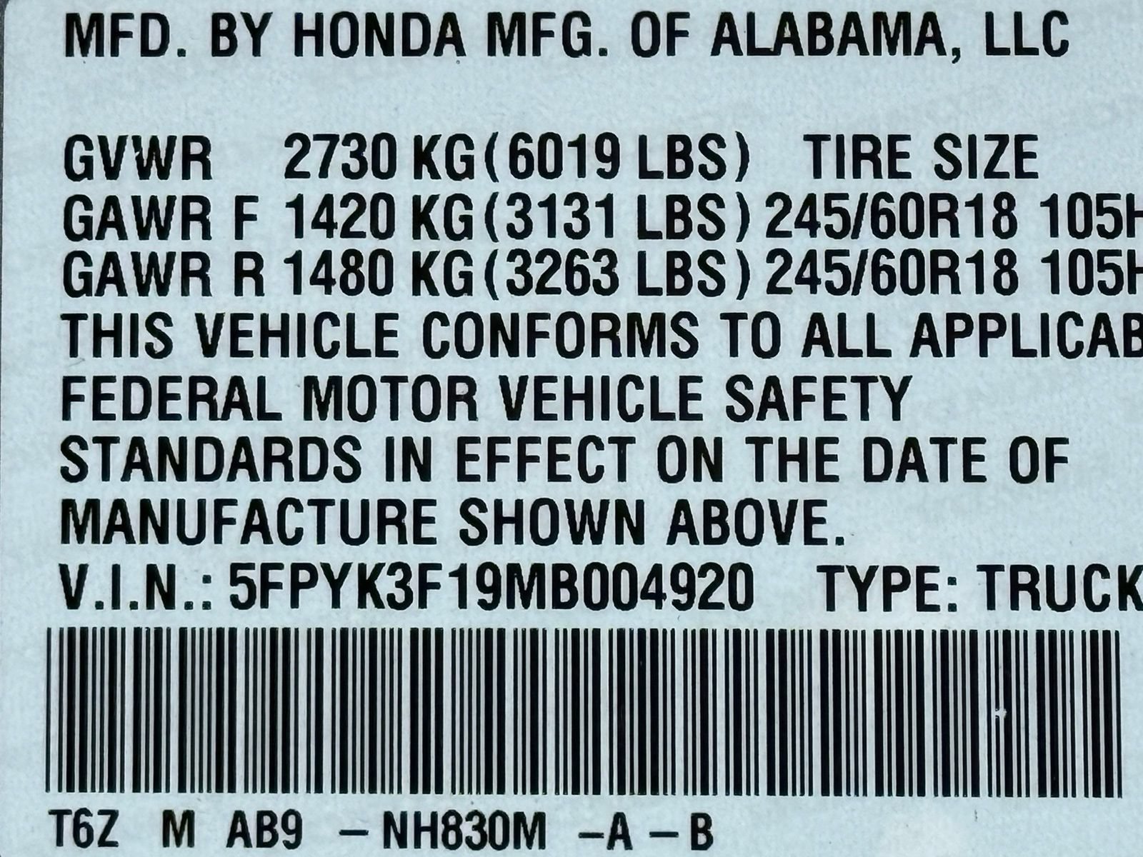 Used 2021 Honda Ridgeline Sport image 50