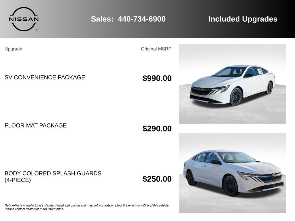 New 2026 Nissan Sentra SV w/ SV Convenience Package FWD image 7