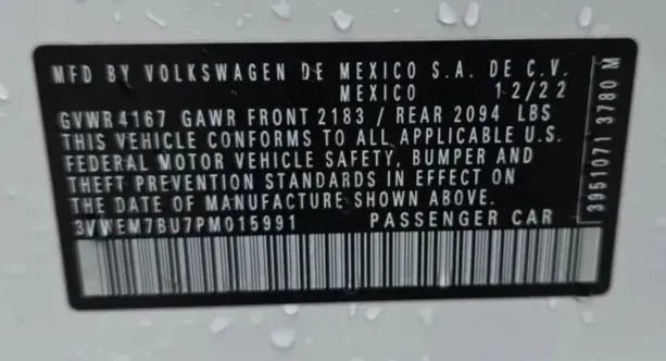 Used 2023 Volkswagen Jetta SE FWD image 50