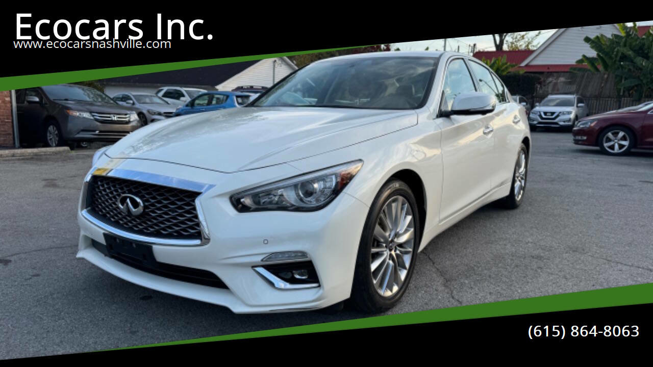 Used 2021 INFINITI Q50 Luxe w/ Cargo Package image 1