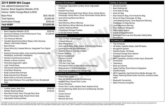 Used 2019 BMW M4 Coupe image 32