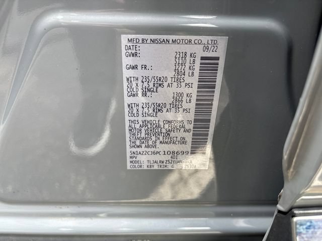 Used 2023 Nissan Murano SL w/ Cargo Package FWD image 30