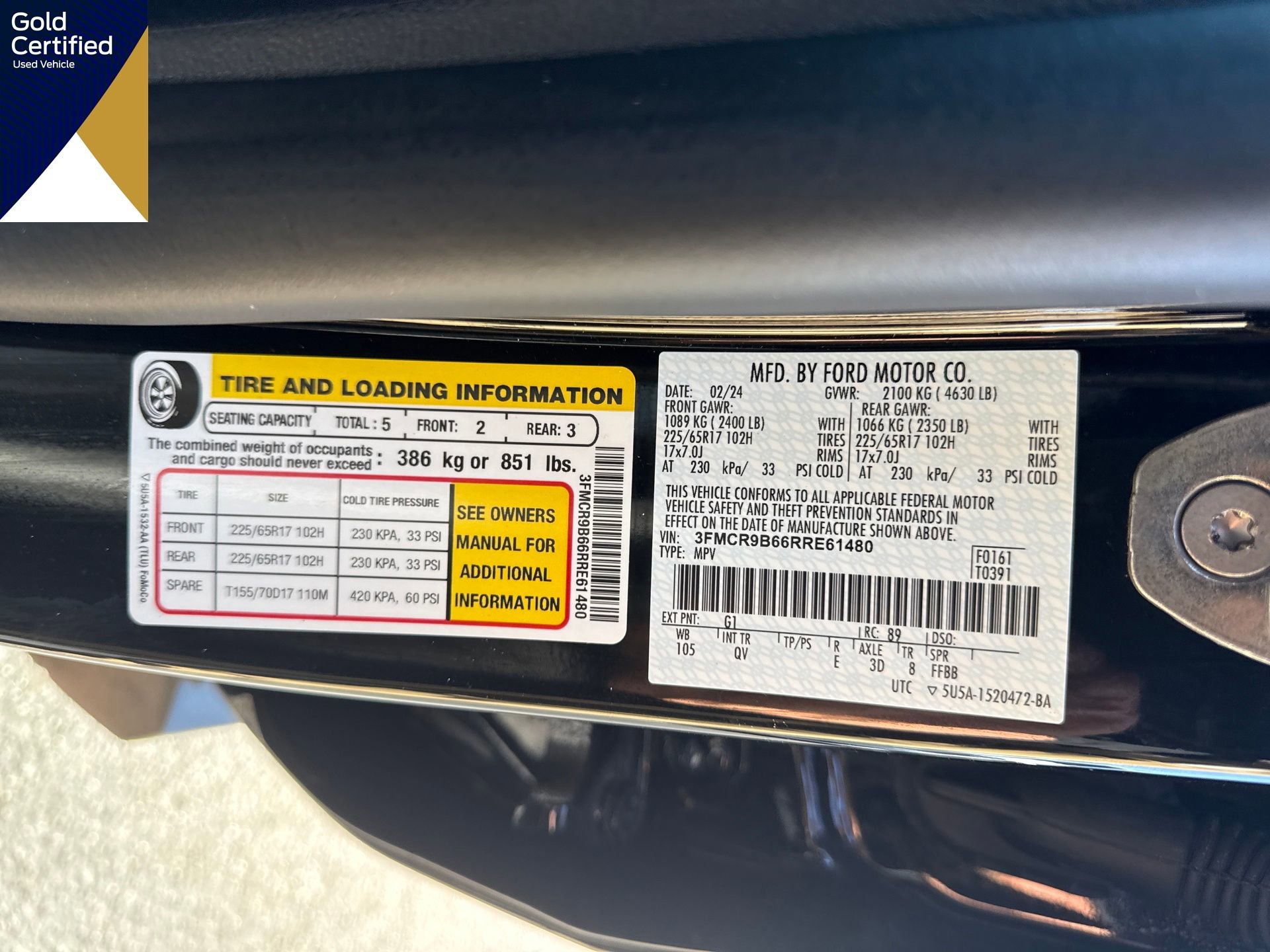 Certified 2024 Ford Bronco Sport Big Bend image 32