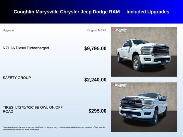 Used 2024 RAM 2500 Laramie w/ Safety Group AWD/4WD image 3