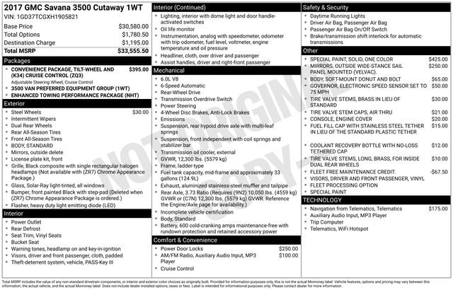 Used 2017 GMC Savana 3500 Extended image 6