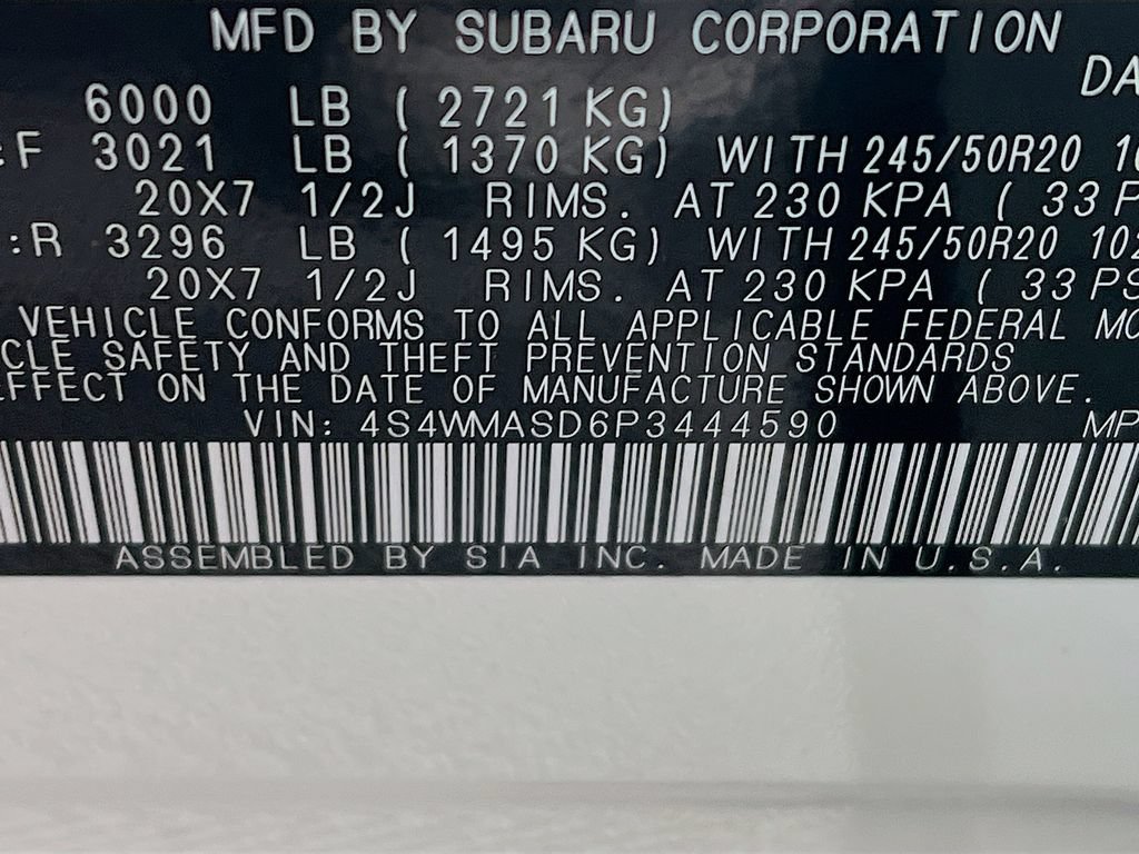Used 2023 Subaru Ascent Limited AWD/4WD image 29