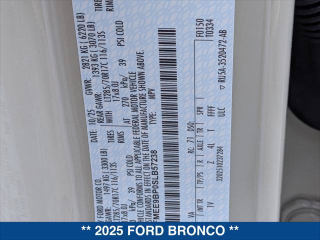 New 2025 Ford Bronco Badlands AWD/4WD image 23