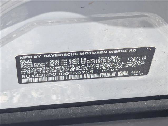 Certified 2024 BMW X3 sDrive30i w/ Convenience Package RWD image 23