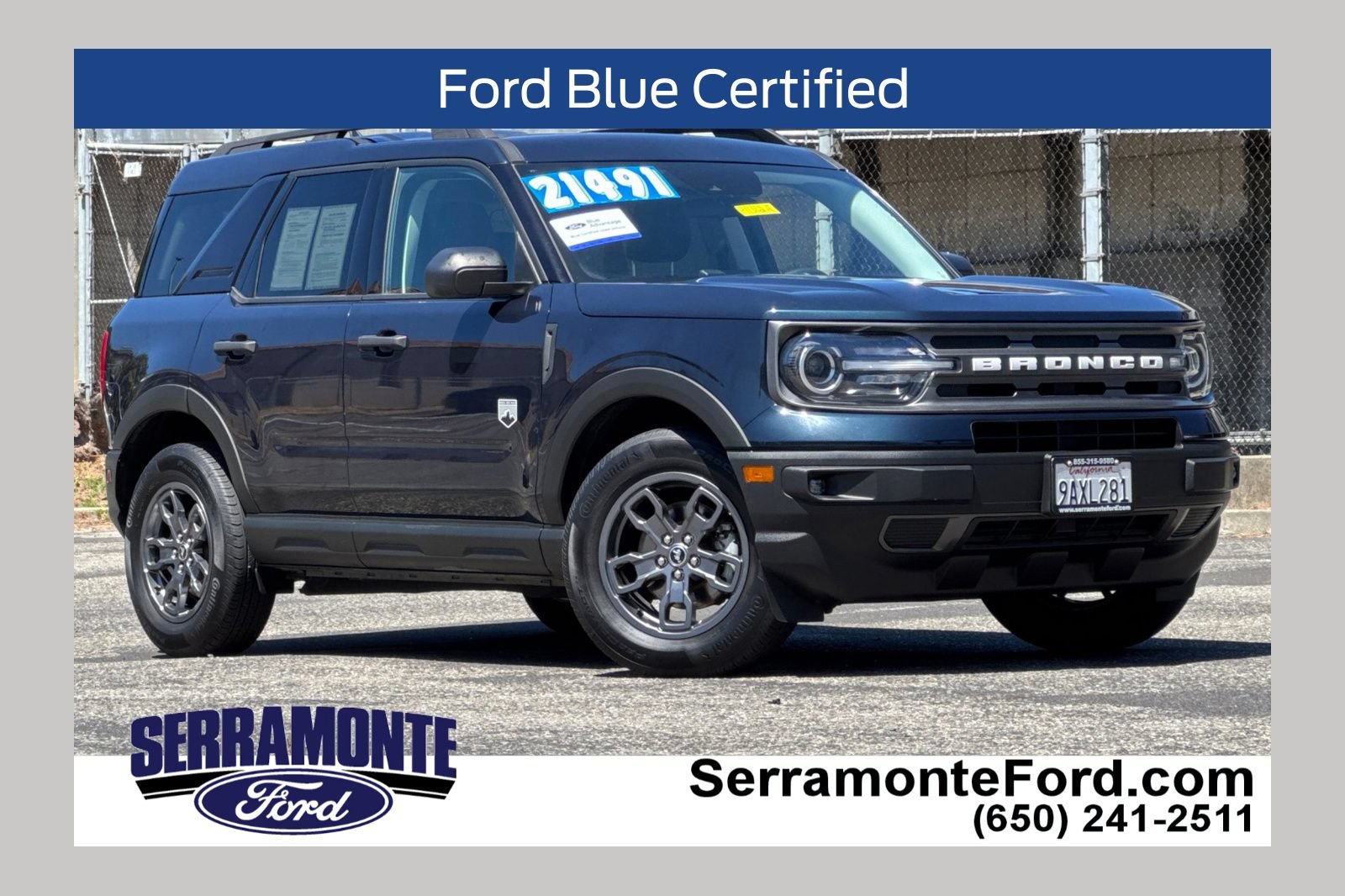 Certified 2021 Ford Bronco Sport Big Bend AWD/4WD image 1