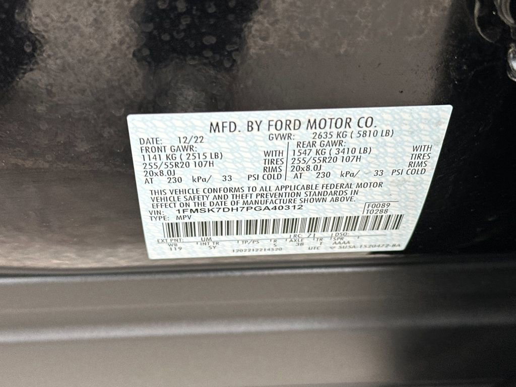 Certified 2023 Ford Explorer XLT w/ Equipment Group 202A image 29