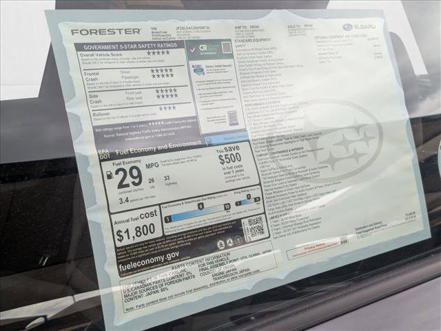 New 2025 Subaru Forester image 18