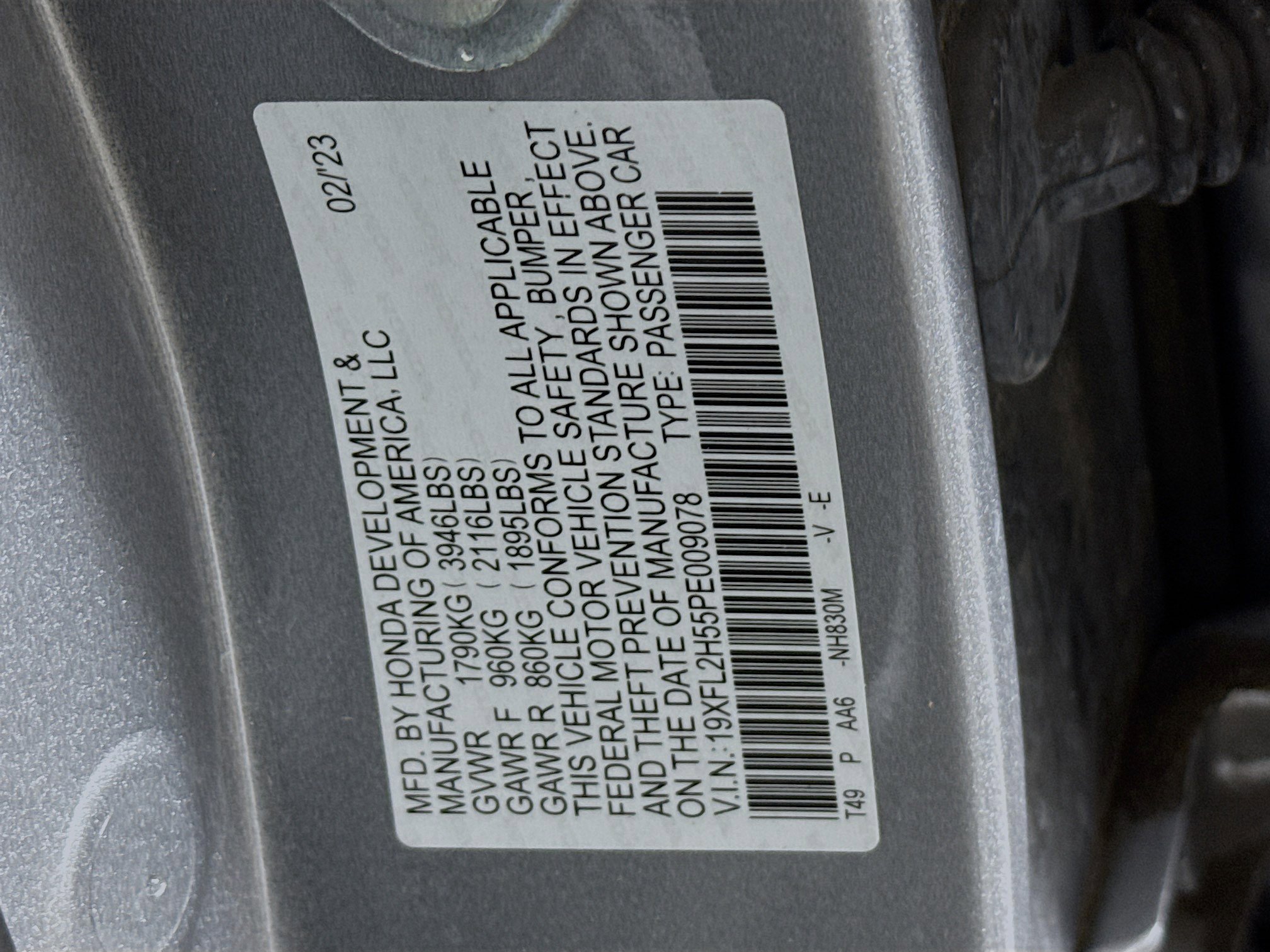 Certified 2023 Honda Civic LX image 36