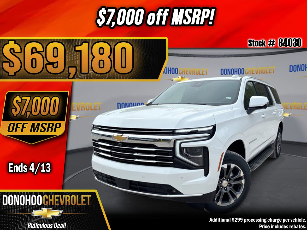 New 2026 Chevrolet Suburban LT image 1