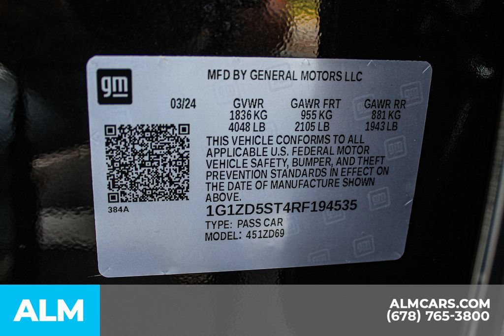 Used 2024 Chevrolet Malibu LT FWD image 38