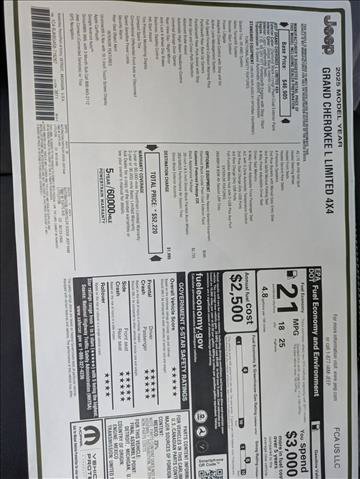 New 2025 Jeep Grand Cherokee L Limited w/ Black Appearance Package AWD/4WD image 18