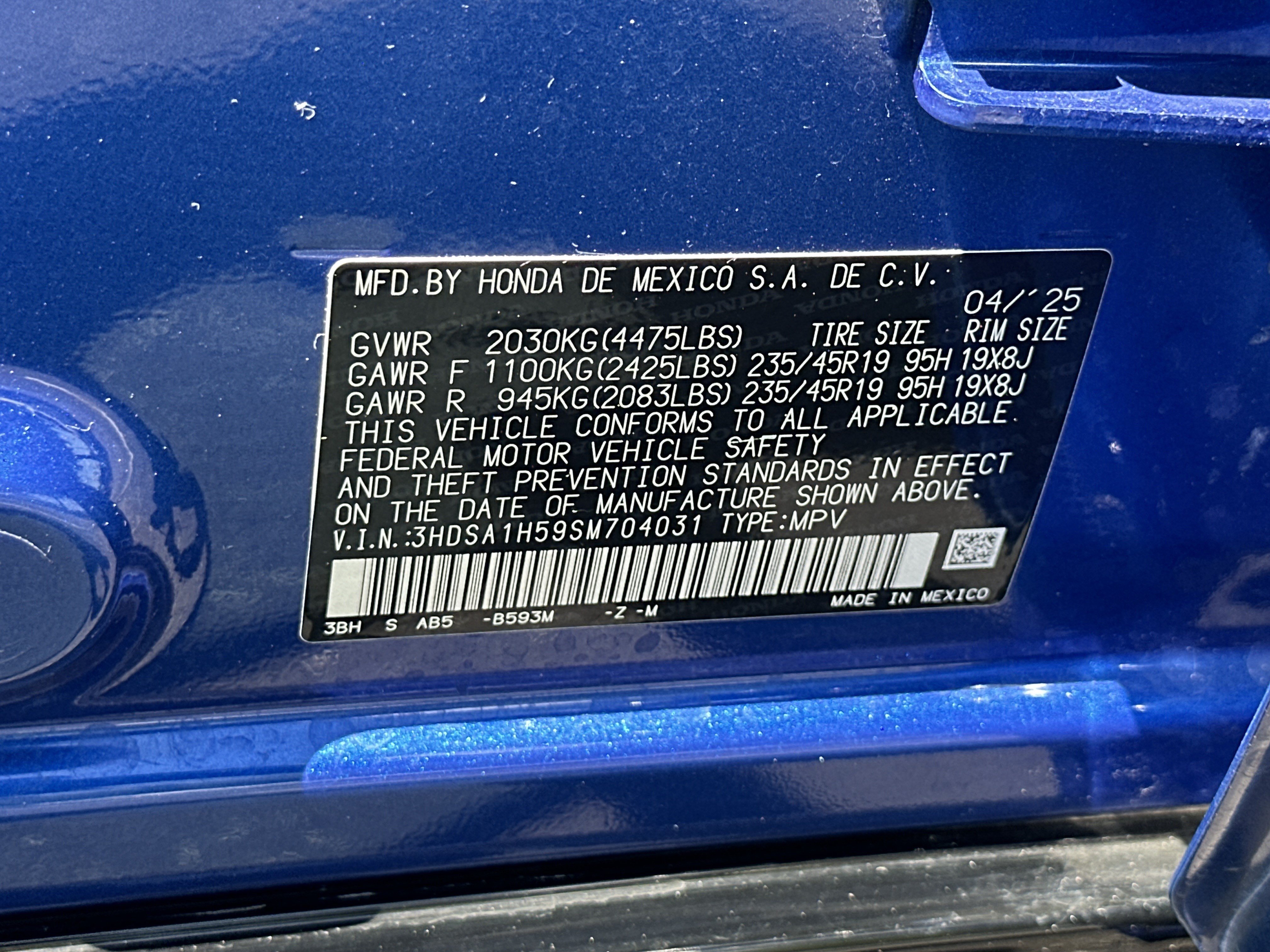 Certified 2025 Acura ADX A-Spec FWD image 37