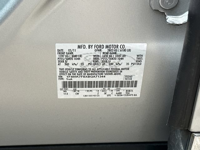 Used 2011 Ford Explorer Limited w/ 301A Rapid Spec Order Code FWD image 31