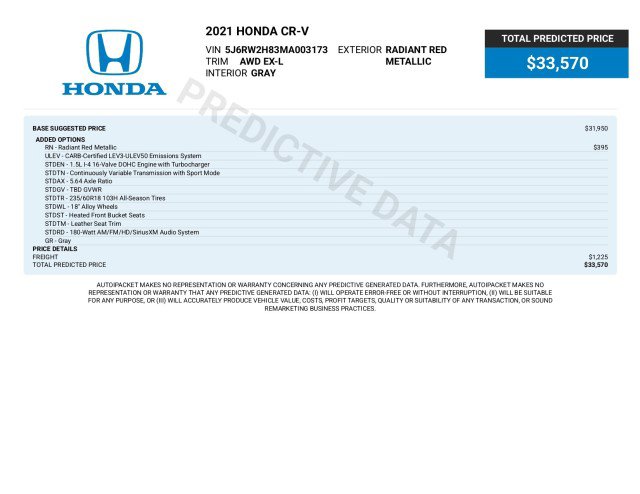 Used 2021 Honda CR-V EX-L image 3