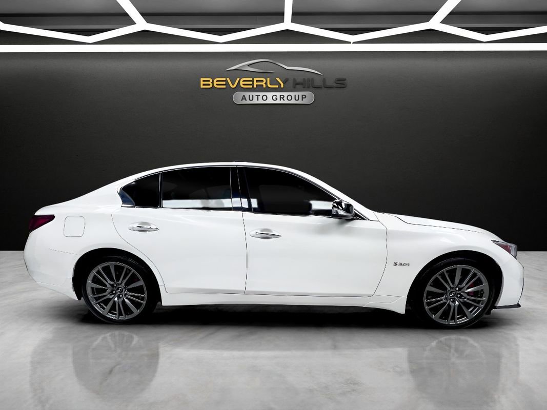 Used 2019 INFINITI Q50 Red Sport 400 w/ Sensory Package AWD/4WD image 8
