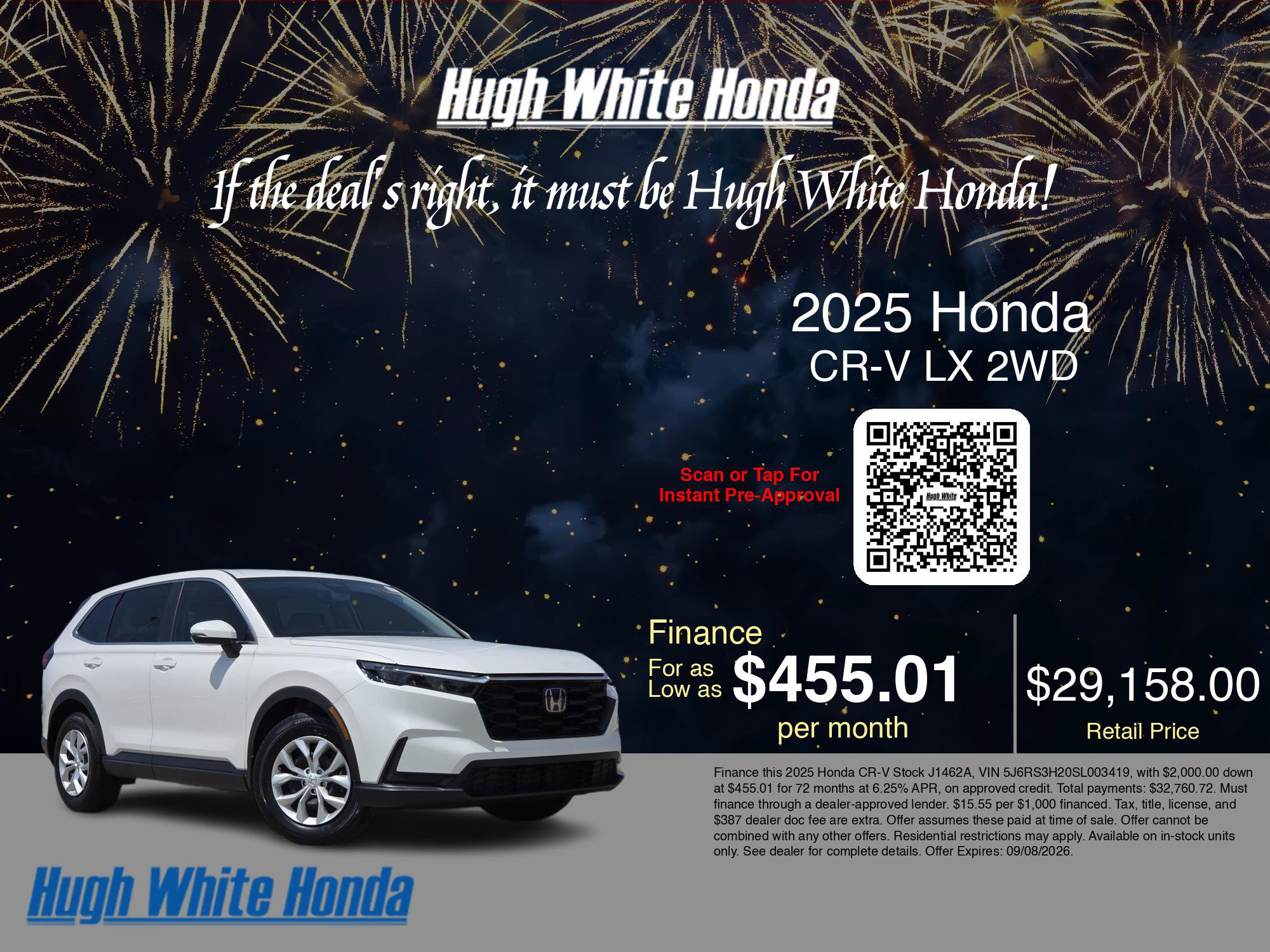 Used 2025 Honda CR-V LX image 3