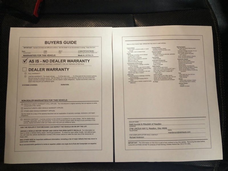 Used 2017 RAM 1500 Sport w/ Convenience Group image 32