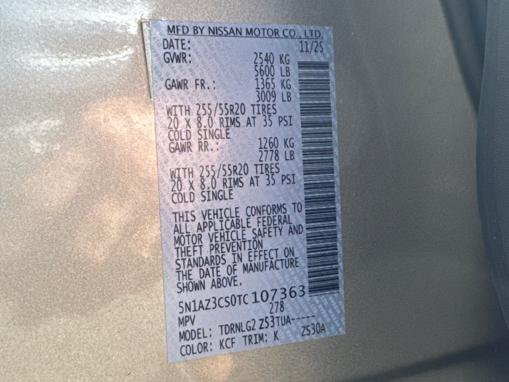 Used 2026 Nissan Murano SL AWD/4WD image 33