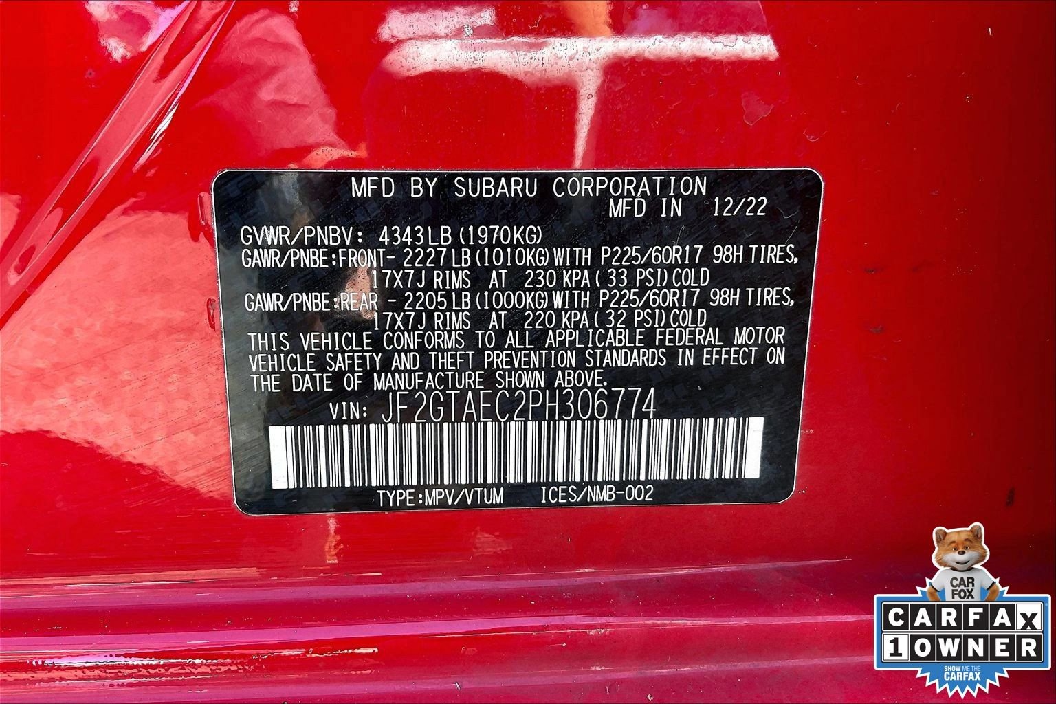 Certified 2023 Subaru Crosstrek 2.0i Premium image 33