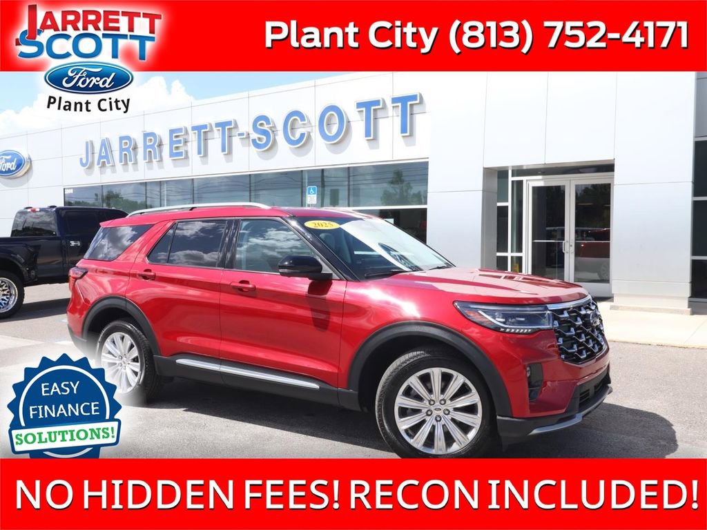 Certified 2025 Ford Explorer Platinum w/ LUX Leather Package