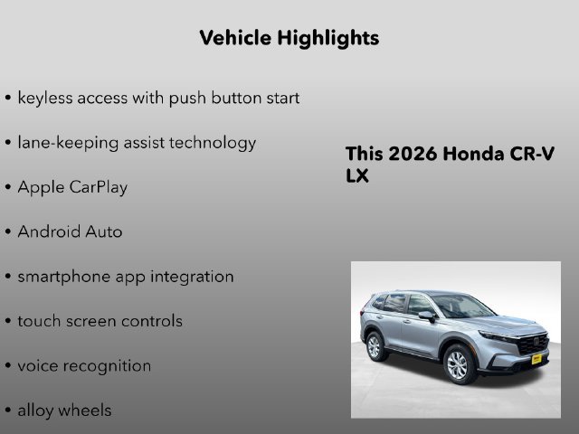 New 2026 Honda CR-V LX image 10