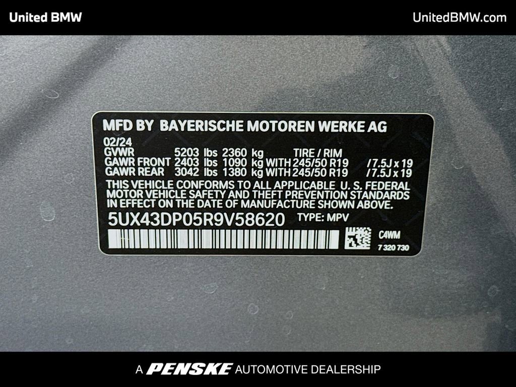 Used 2024 BMW X3 sDrive30i w/ Premium Package RWD image 15