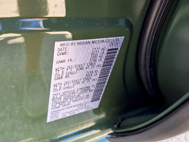 New 2027 Nissan Frontier SV RWD image 17