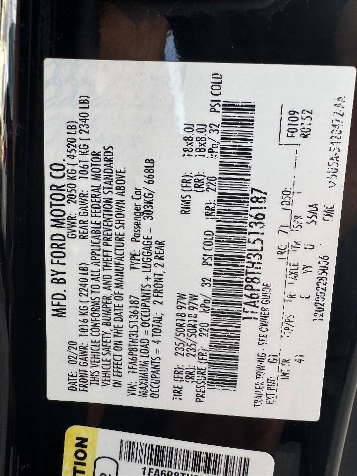 Used 2020 Ford Mustang Premium image 20