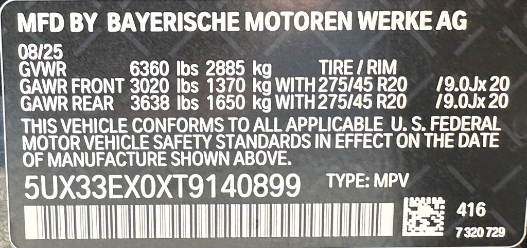 New 2026 BMW X6 xDrive40i image 43