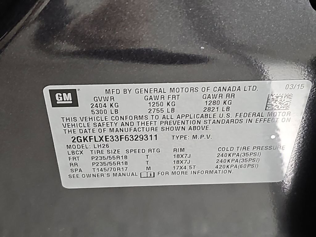 Used 2015 GMC Terrain SLT w/ Chrome Edition AWD/4WD image 36