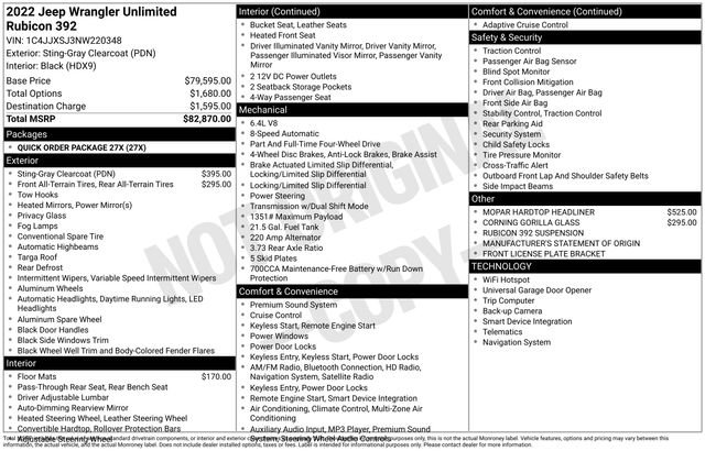 Used 2022 Jeep Wrangler Unlimited Rubicon image 65