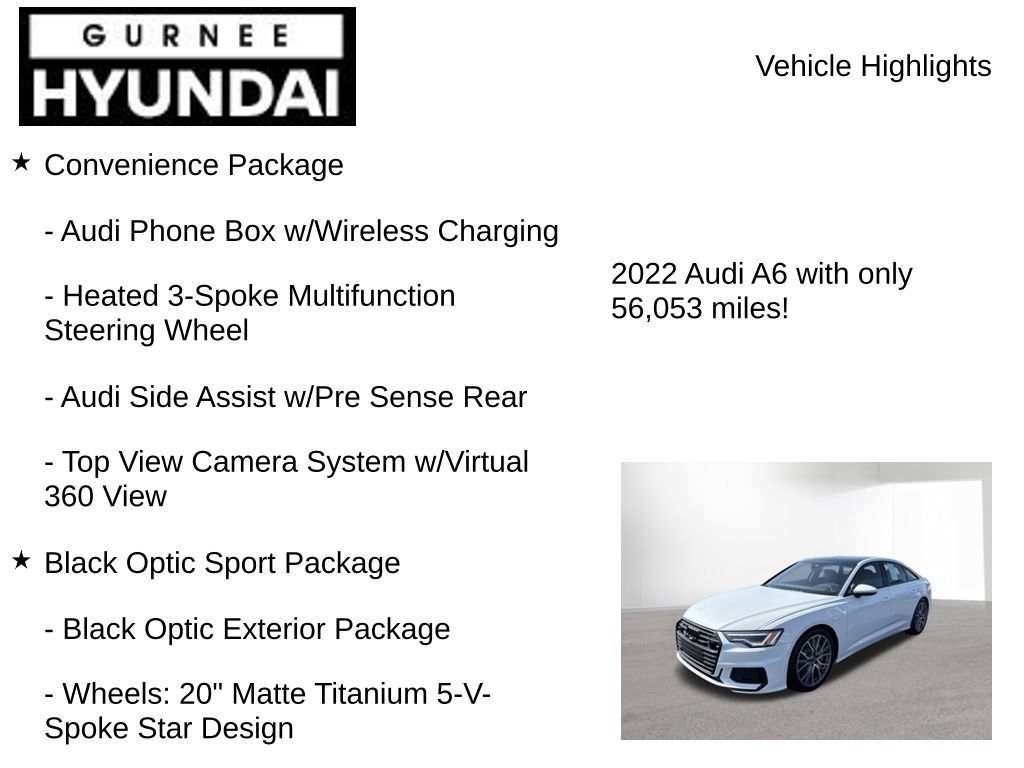 Used 2022 Audi A6 Premium Plus w/ Premium Plus Package AWD/4WD image 8