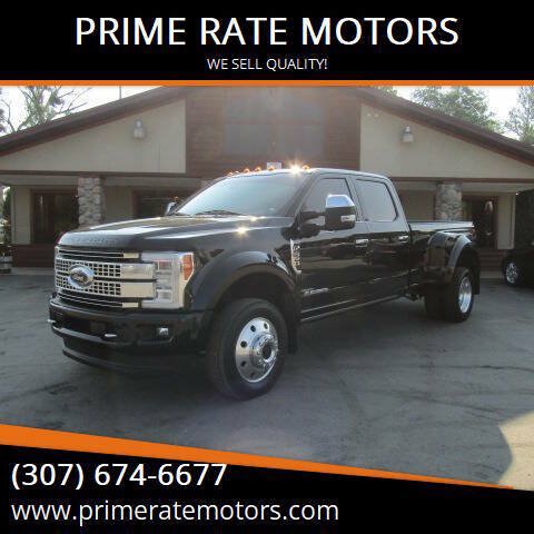 Used 2017 Ford F450 Platinum w/ Platinum Ultimate Package AWD/4WD image 1