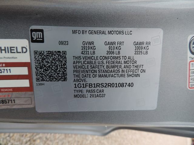 Certified 2024 Chevrolet Camaro LT w/ RS Package image 17