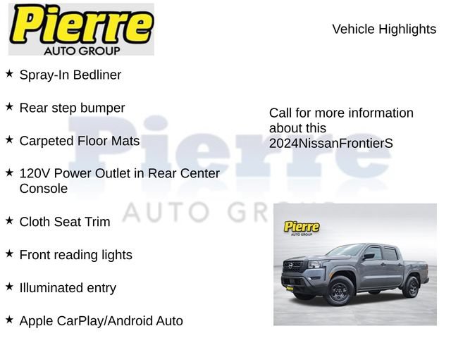Used 2024 Nissan Frontier S w/ S Utility Package AWD/4WD image 23