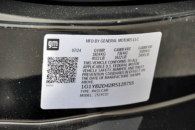 Used 2024 Chevrolet Corvette Stingray Preferred Cpe w/ Stealth Interior Trim Package RWD image 14