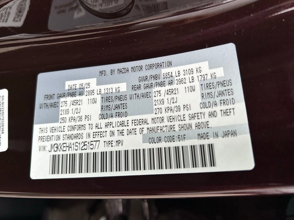 Used 2025 MAZDA CX-90 Plug-In Hybrid w/ Premium Plus image 73