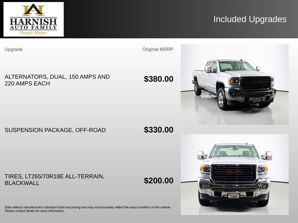 Used 2016 GMC Sierra 3500 SLT w/ Duramax Plus Package image 8