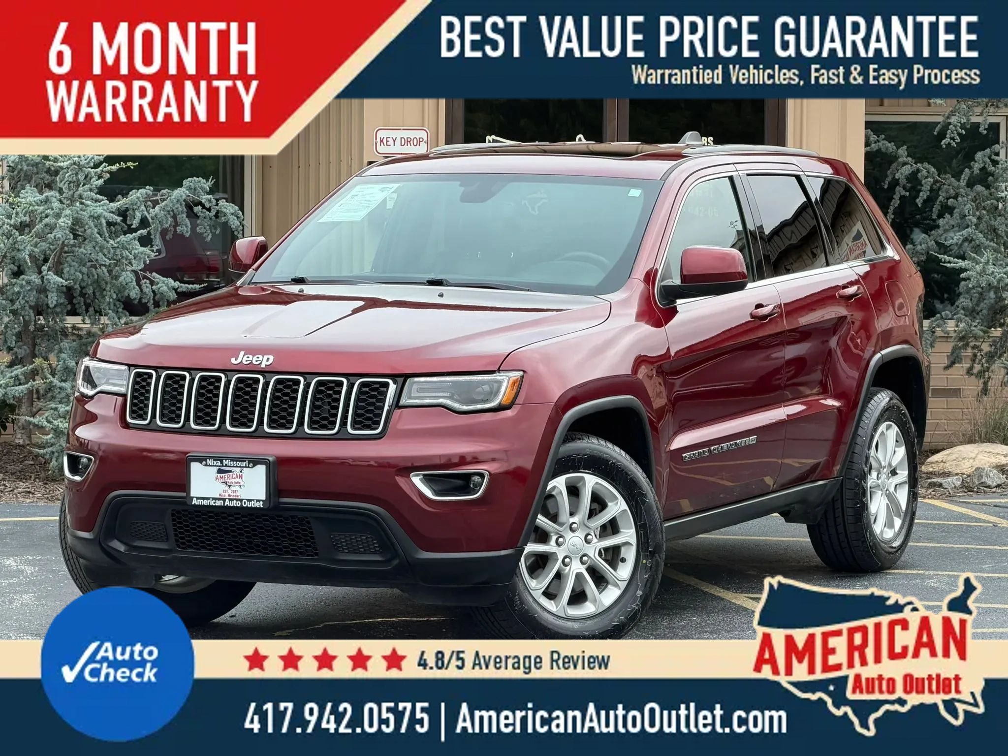 Used 2022 Jeep Grand Cherokee Laredo X AWD/4WD image 1