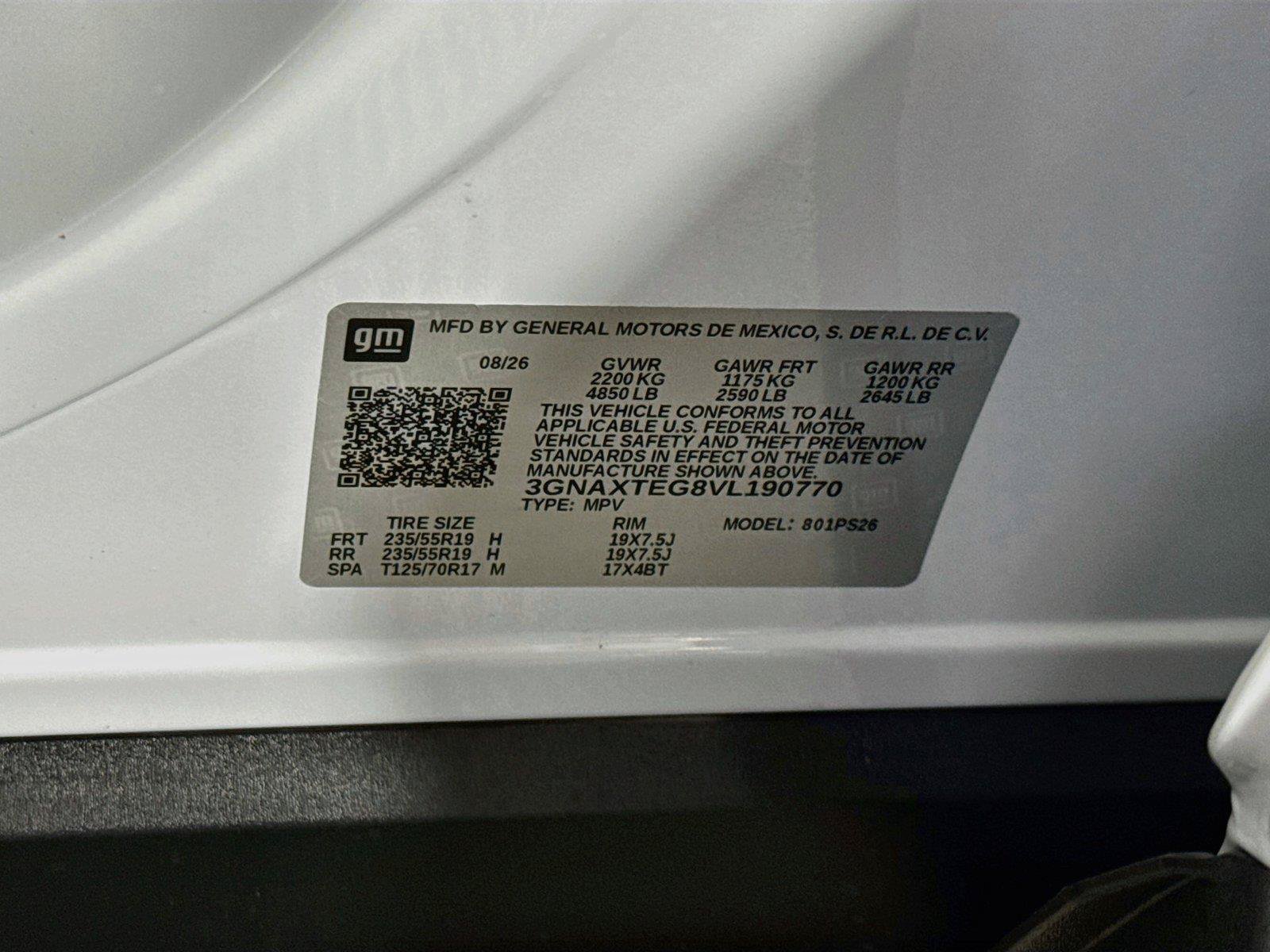 New 2027 Chevrolet Equinox RS w/ Convenience Package III AWD/4WD image 25
