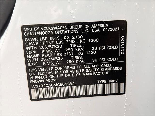 Used 2021 Volkswagen Atlas SEL Premium image 27