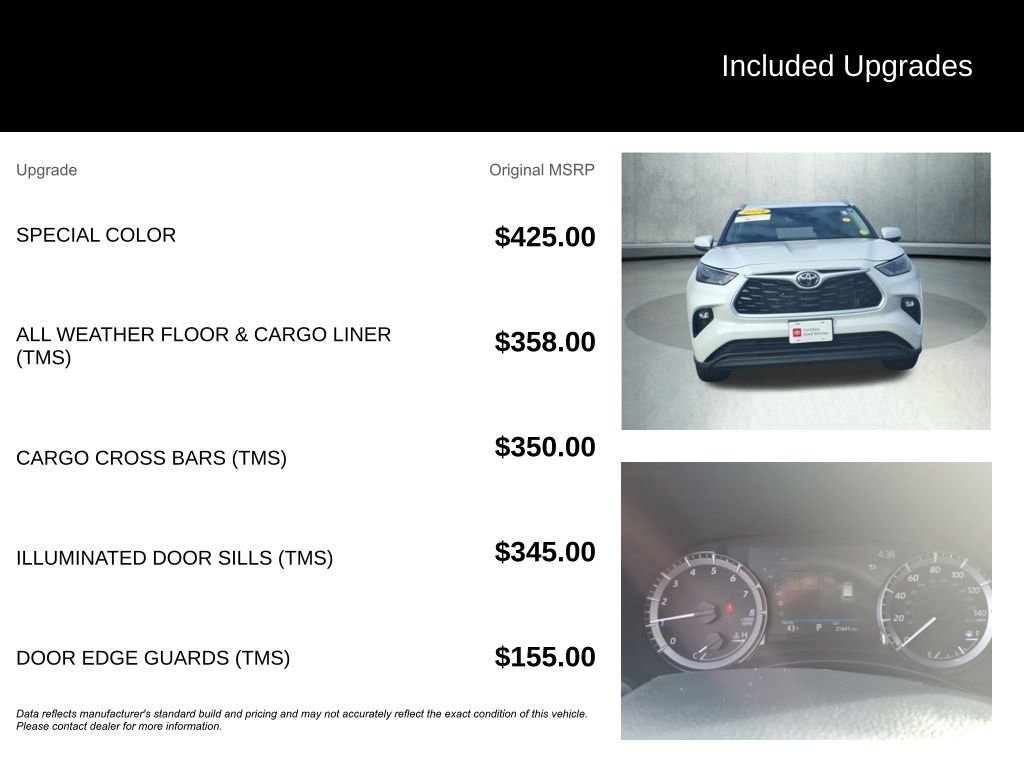 Certified 2024 Toyota Highlander XLE image 3