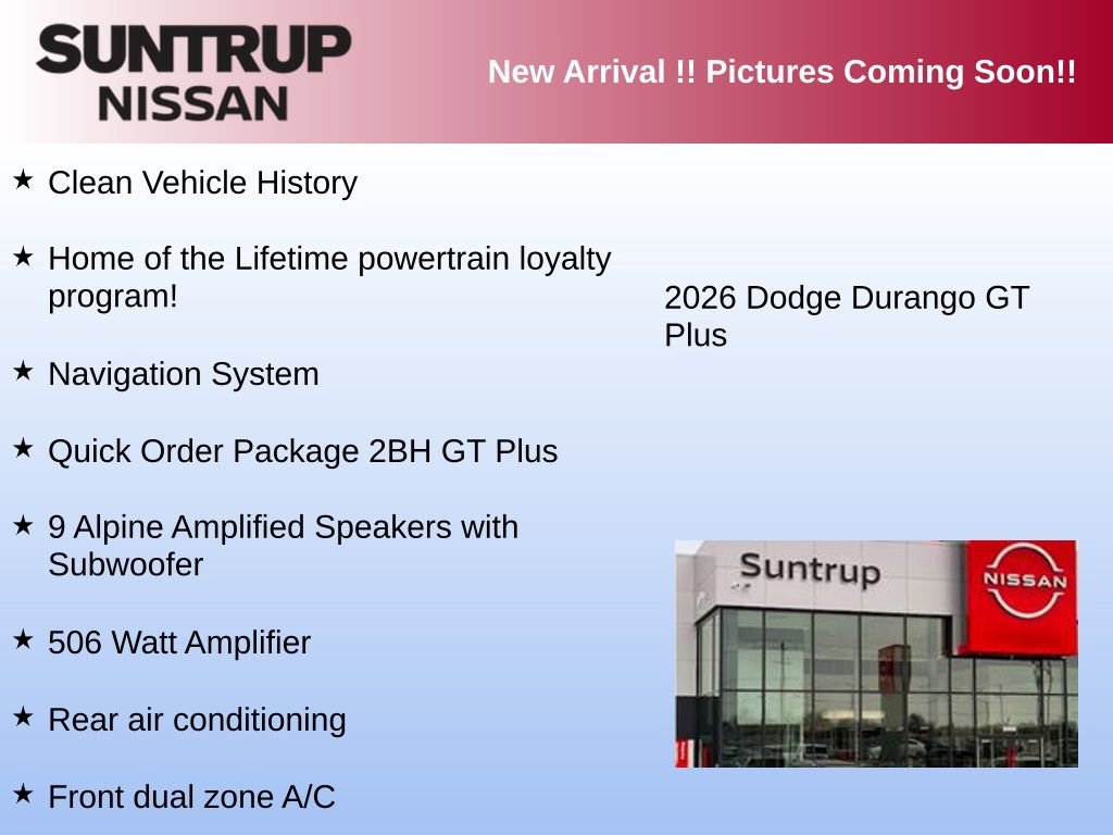 Used 2026 Dodge Durango GT AWD/4WD image 2