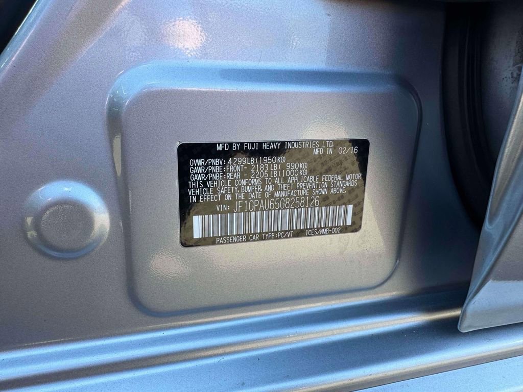 Used 2016 Subaru Impreza 2.0i Sport Limited image 14