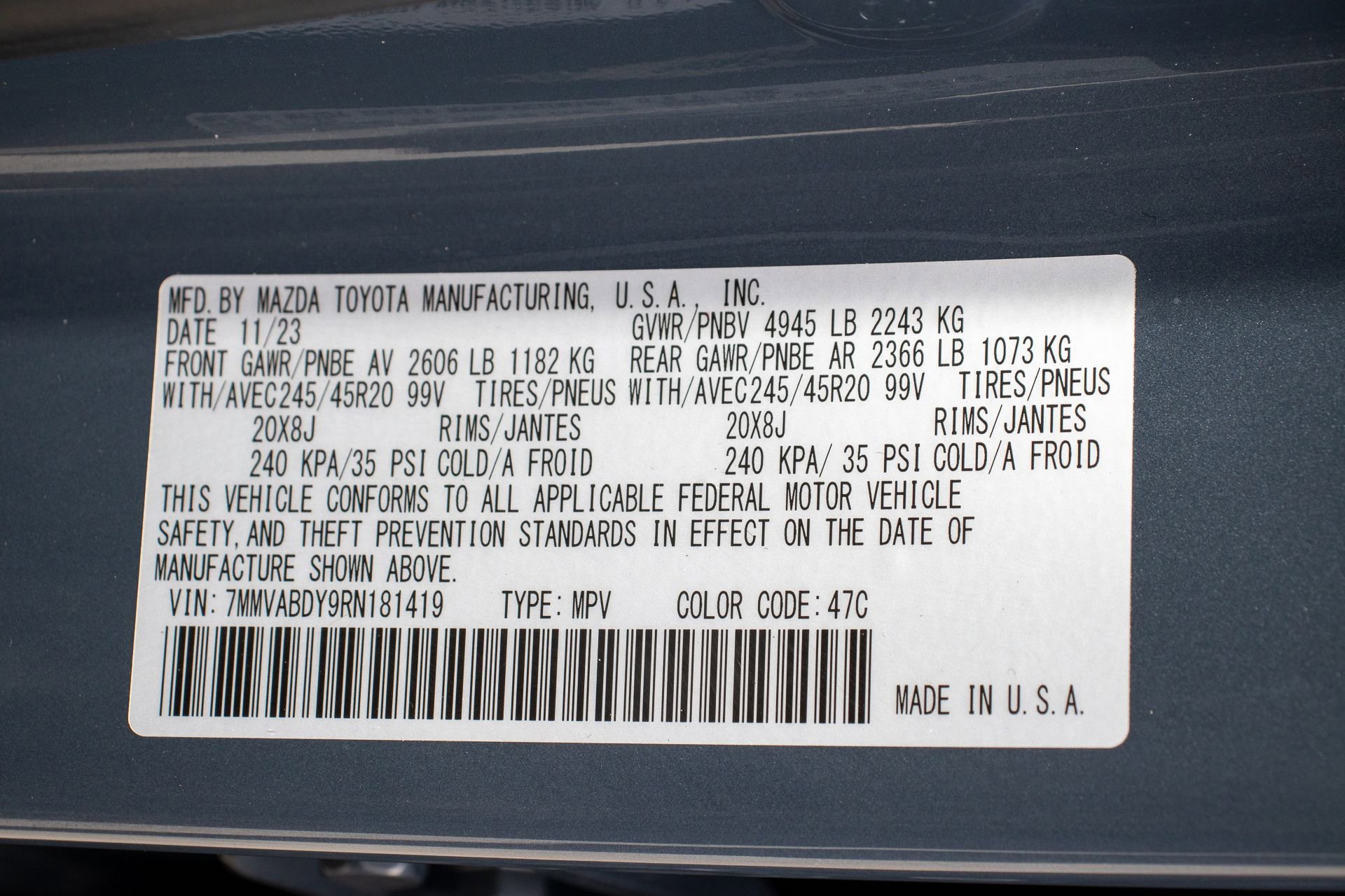 Used 2024 MAZDA CX-50 AWD 2.5 Turbo w/ Cargo Package image 36