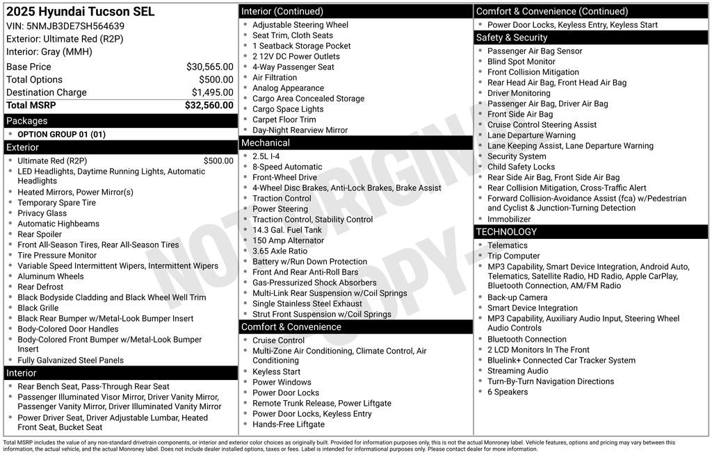 Used 2025 Hyundai Tucson SEL FWD image 4